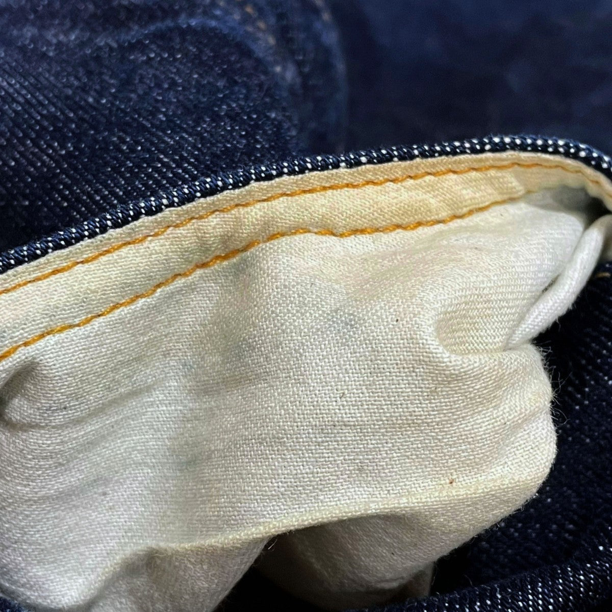 LEVI’S VINTAGE CLOTHING デニムパンツ 501XX 47年モデル 米国製 BIG E ボタン裏337 47501-0117 古着・中古-5枚目のアイテム画像