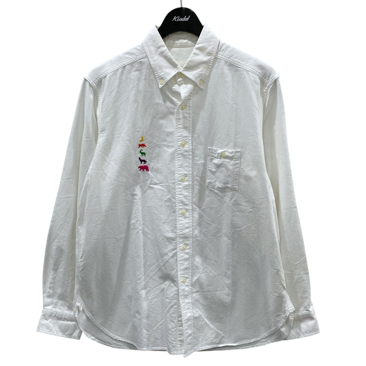 【美品】Mountain Research 長袖ボタンダウン シャツ 841 Mountain Research マウンテンリサーチ 長袖ボタンダウン シャツ