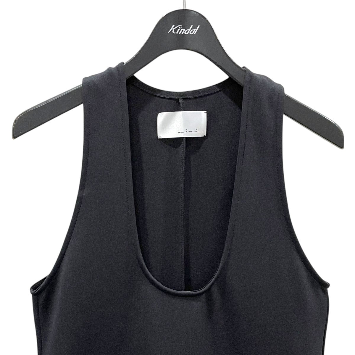 aere(アエレ) ノースリーブワンピース U-neck one-piece Uネック