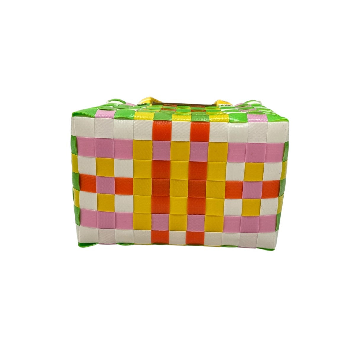 未使用品　MARNI マルニ MARNI マルチカラーカゴバック 未使用品‼️ MARNI(マルニ) ハンドバッグ かごバッグ マルチ