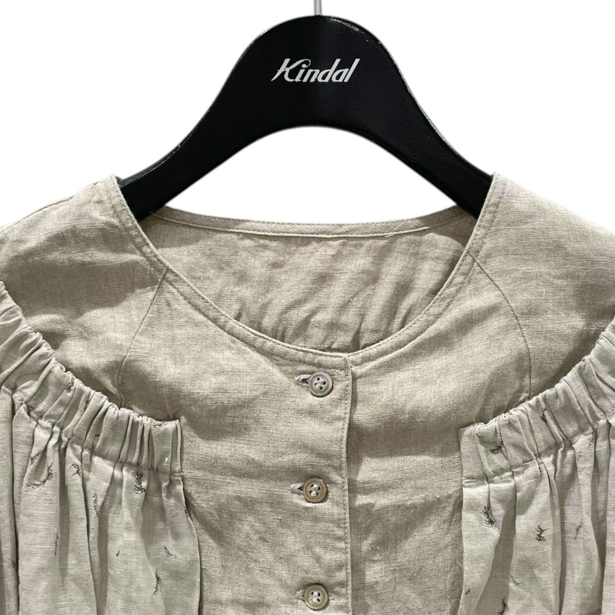nest Robe(ネストローブ) 18SS リネンドッキングギャザー