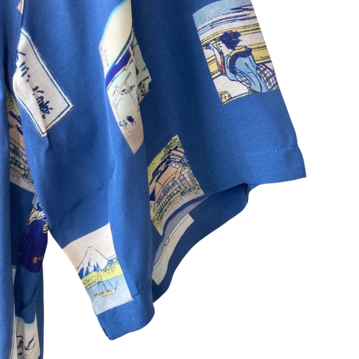 WACKO MARIA 葛飾北斎 S S HAWAIIAN SHIRTアロハシャツHOKUSAI-WM-HI01 古着・中古-4枚目のアイテム画像