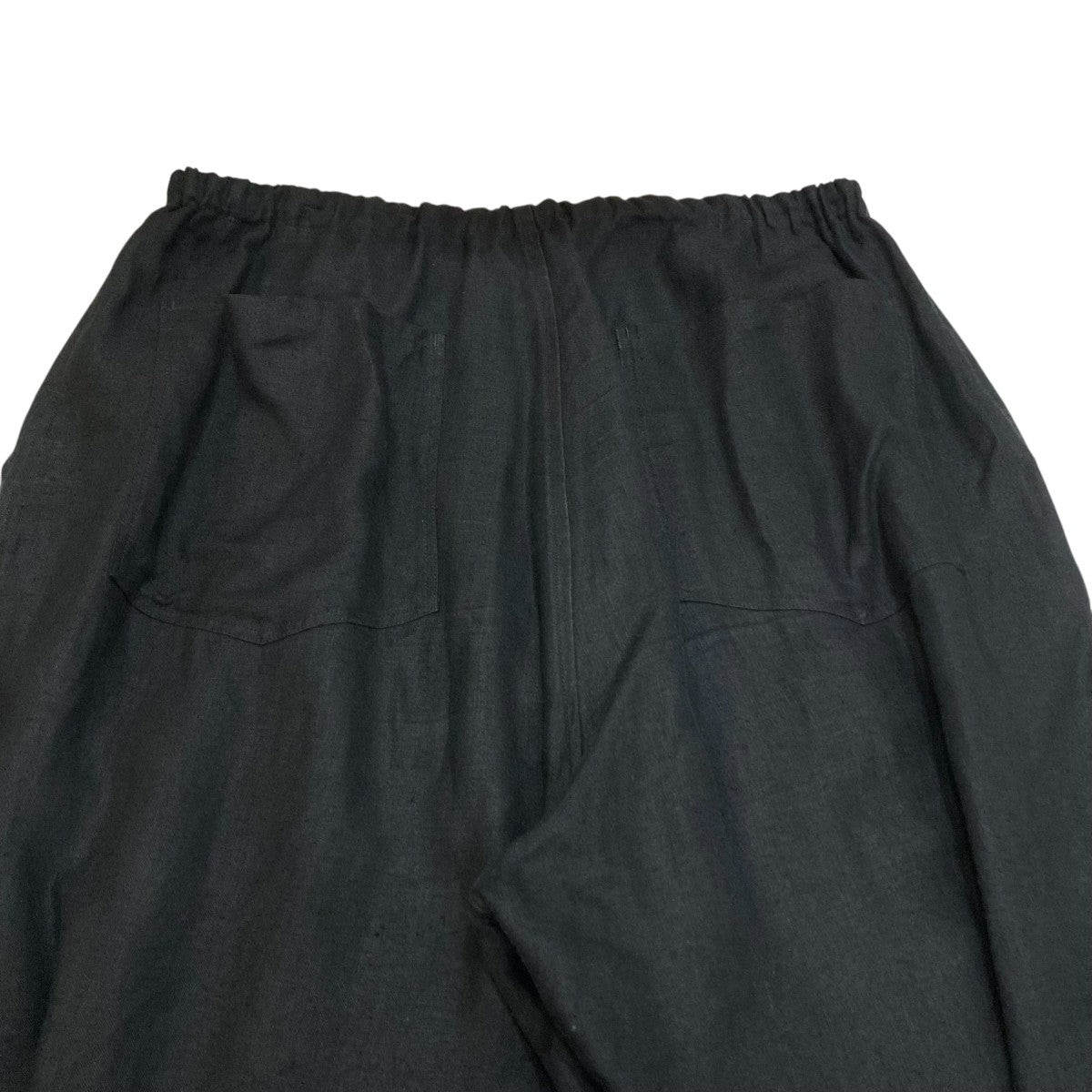 25ss 未使用 コモリ カナパ ドローストリング パンツ ブラック サイズ 2 COMOLI カナパ ドローストリングパンツ | 大阪心斎橋のメンズ