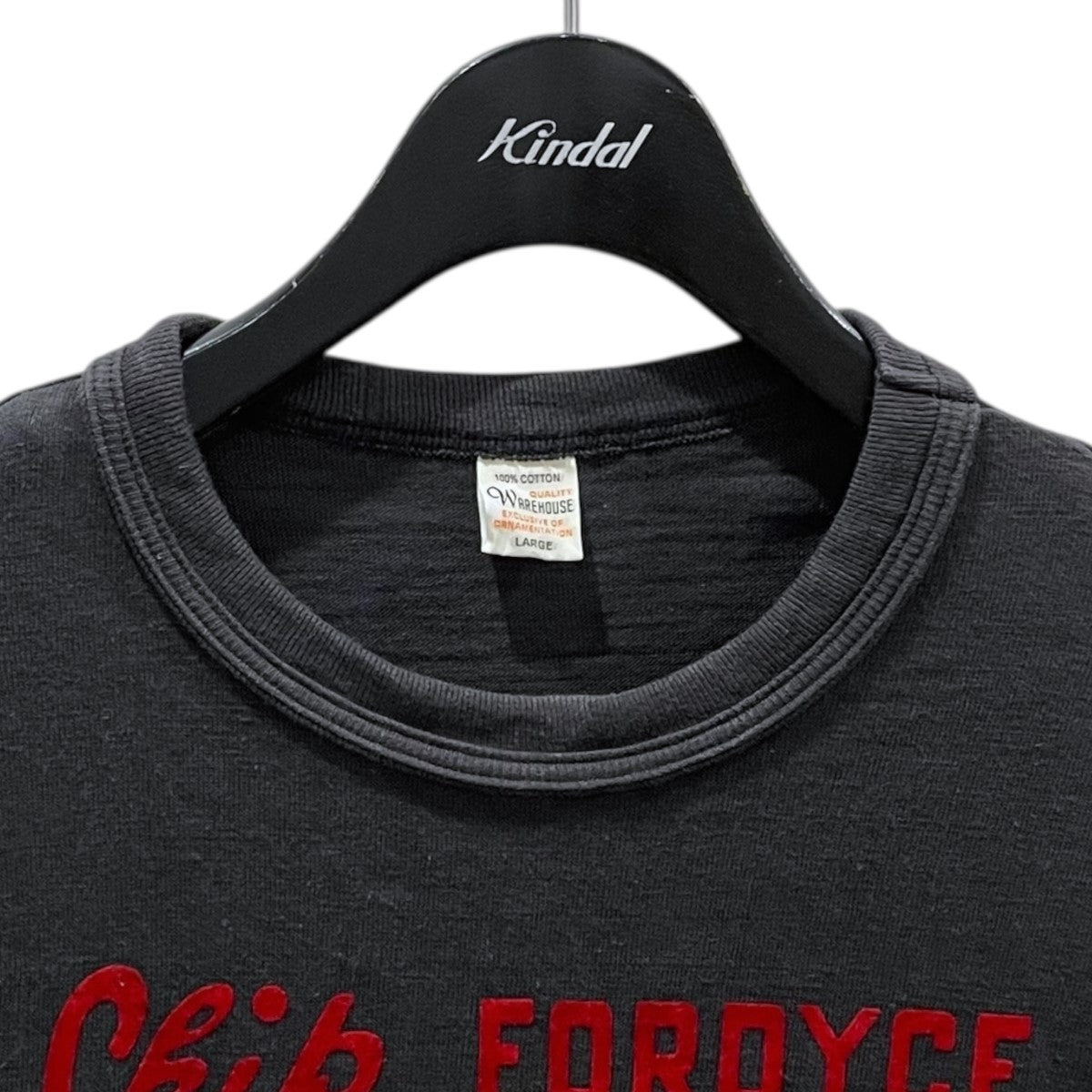 WAREHOUSE(ウエアハウス) 25SS フロッキープリントTシャツ 4601