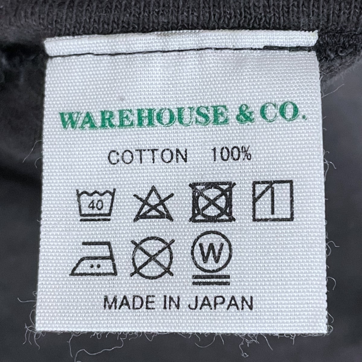 WAREHOUSE(ウエアハウス) 25SS フロッキープリントTシャツ 4601