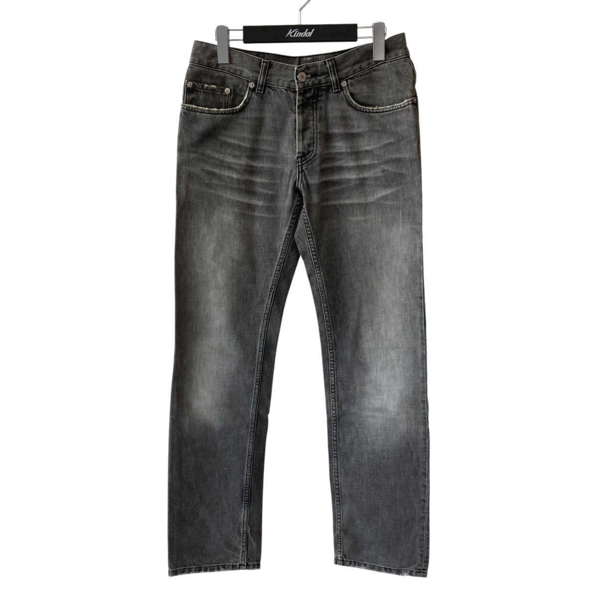 し*様 helmut langブラックデニムパンツ 合成素材パッチ付き HELMUT LANG(ヘルムートラング) デニムパンツ745 HR0023 RSH 745
