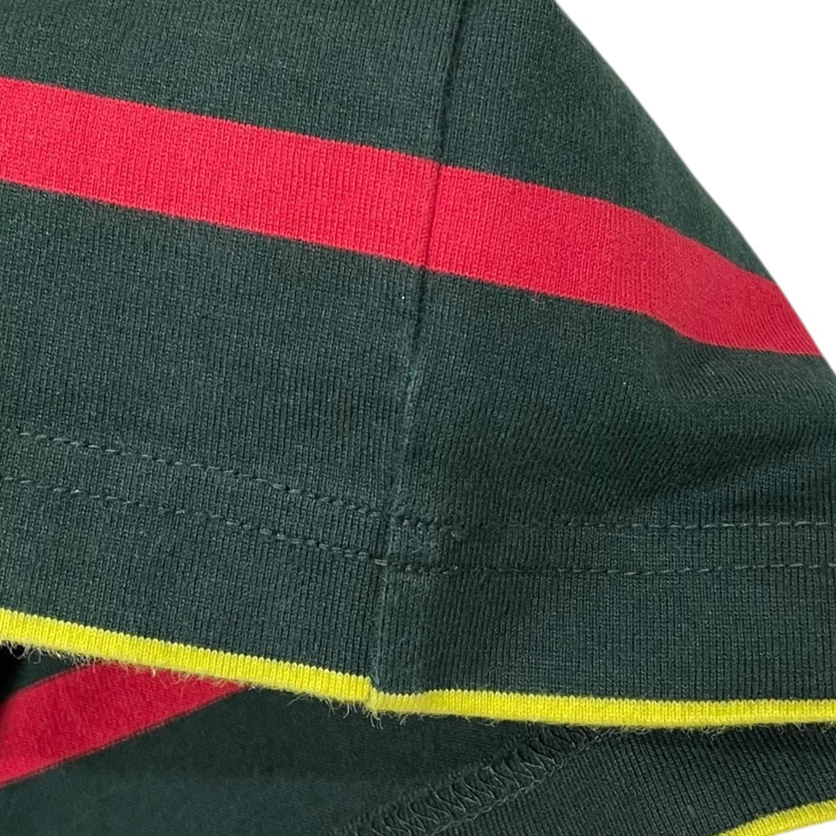 サイベーシック SCYEBASICS ボーダー柄Tシャツ 5221-21456 グリーン・イエロー・レッド サイズ：38 SCYEBASICS(サイベーシック) ボーダー柄Tシャツ 5221-21456 5221
