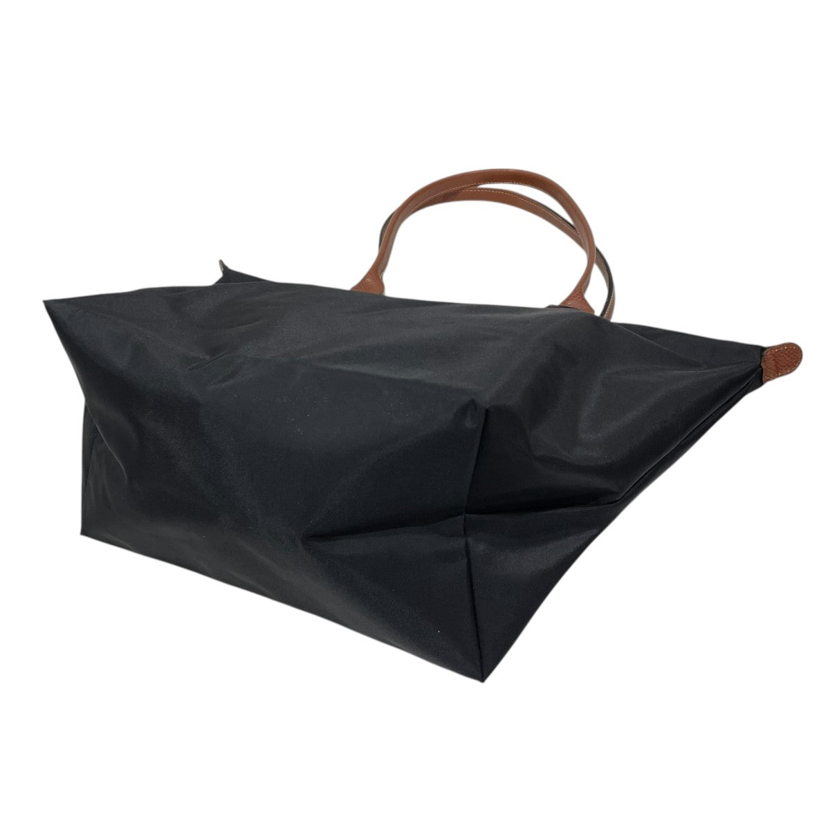 ロンシャン折りたたみトートバッグ LONGCHAMP(ロンシャン) 折り畳み 舟形トートバッグ ブラック