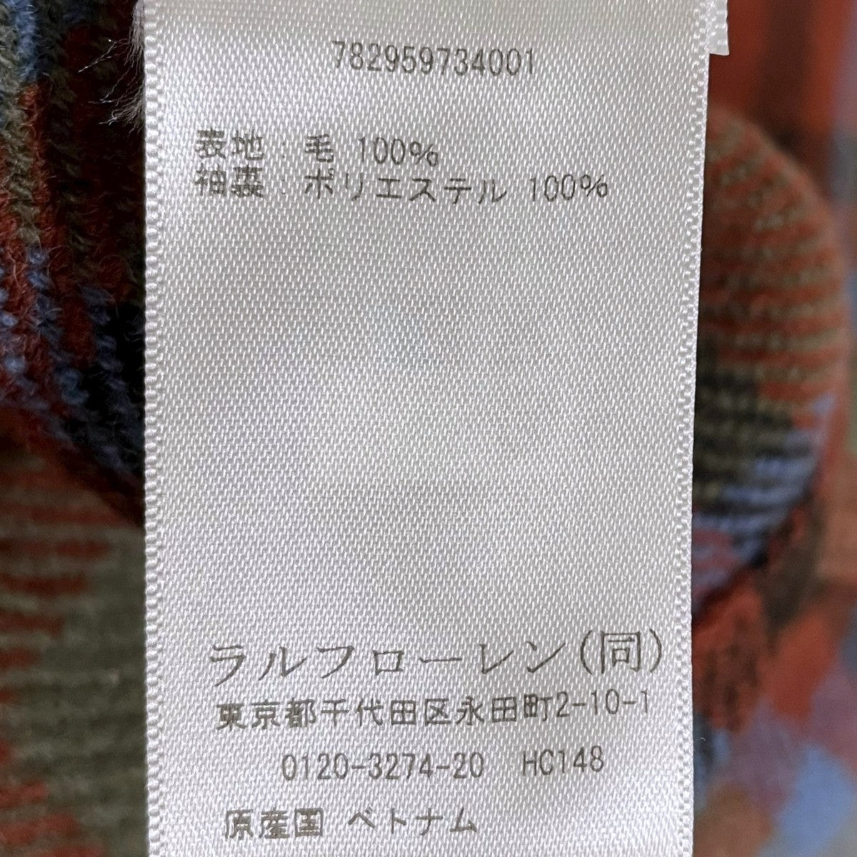 チェック柄シャツジャケット Plaid Wool Twill Shirt Jacket - Maroon Plaid プレイドウールツイルシャツジャケット マルーンプレイド 782959734001