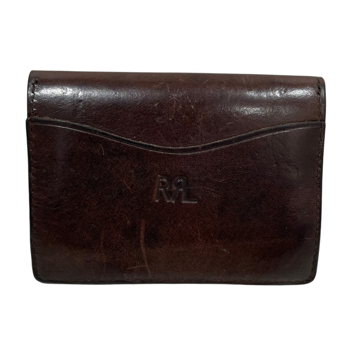 RRL(ダブルアールエル) コンチョレザーカードケース Leather