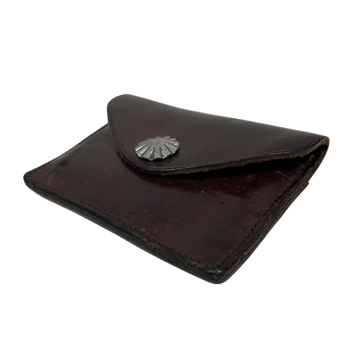 【極美品】RRL ダブルアールエル コンチョ レザー カードケース 名刺入れ ギフトに【RRL ダブルアールエル】レザー カード ケース (RRL