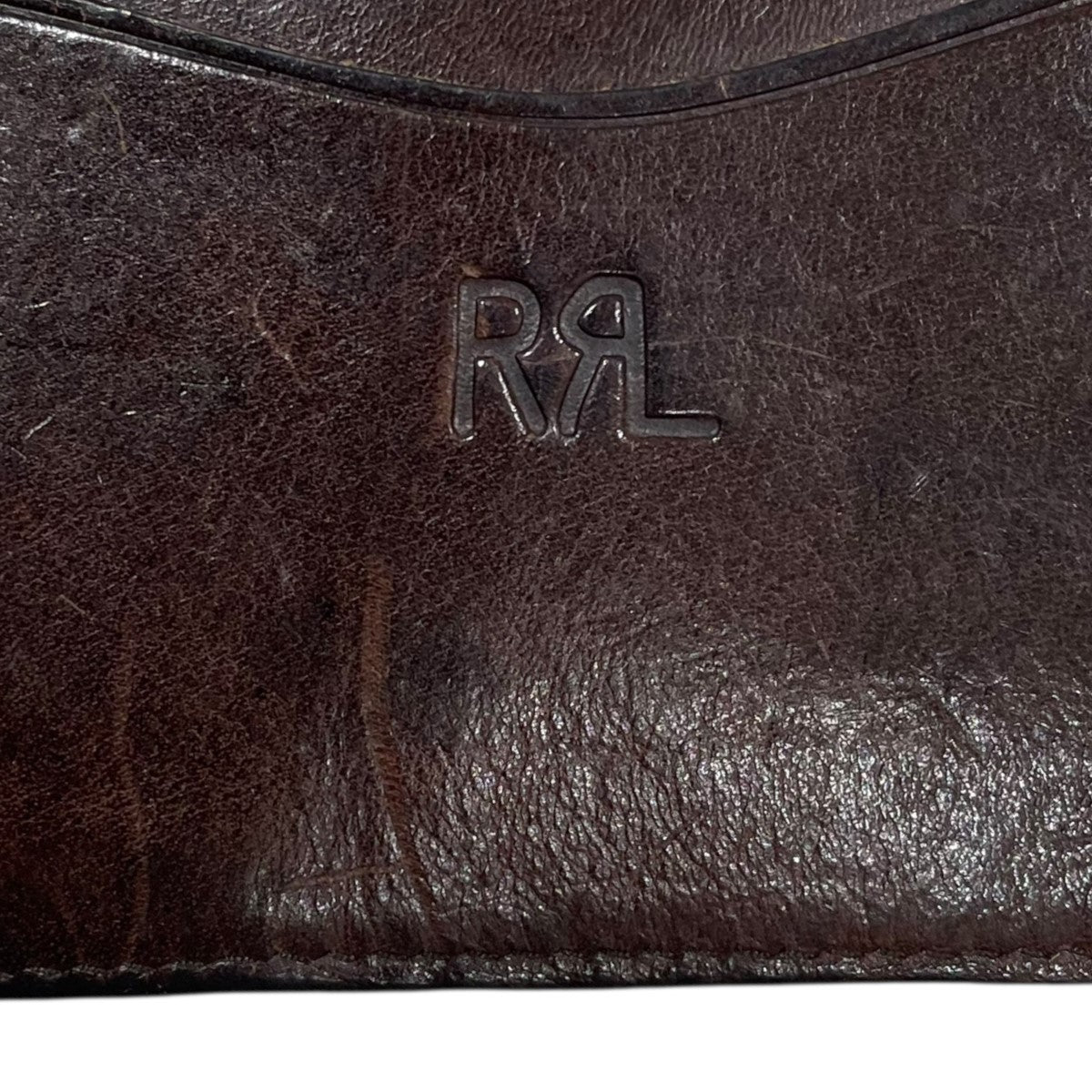 RRL(ダブルアールエル) コンチョレザーカードケース Leather