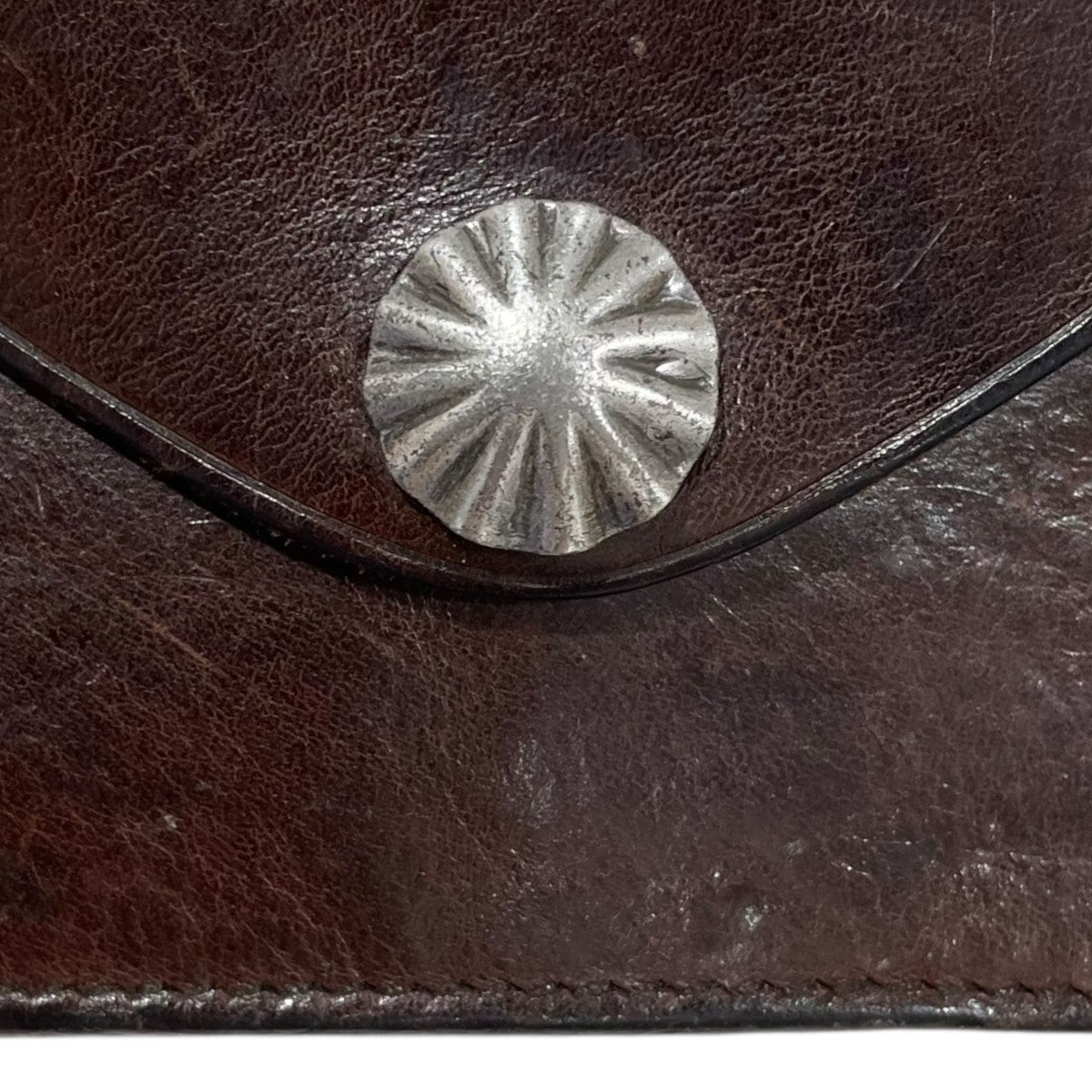 RRL(ダブルアールエル) コンチョレザーカードケース Leather