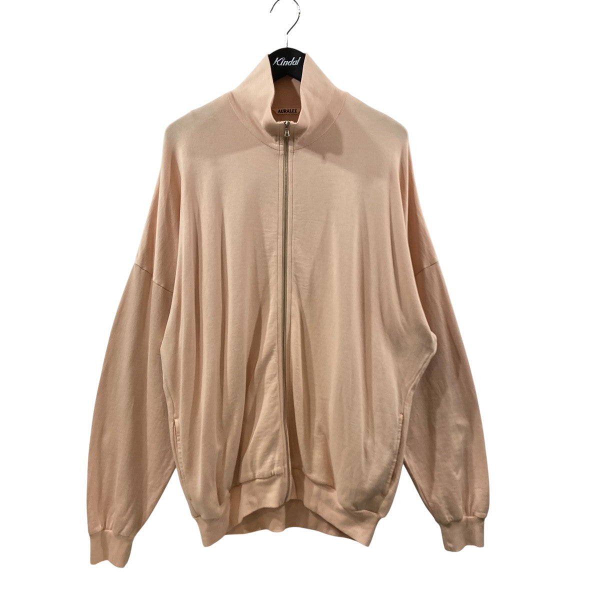 AURALEE 24awブラウン ジップアップジャケット AURALEE - オーラリー24aw HEAVY LAMB LEATHER ZIP BLOUSONの