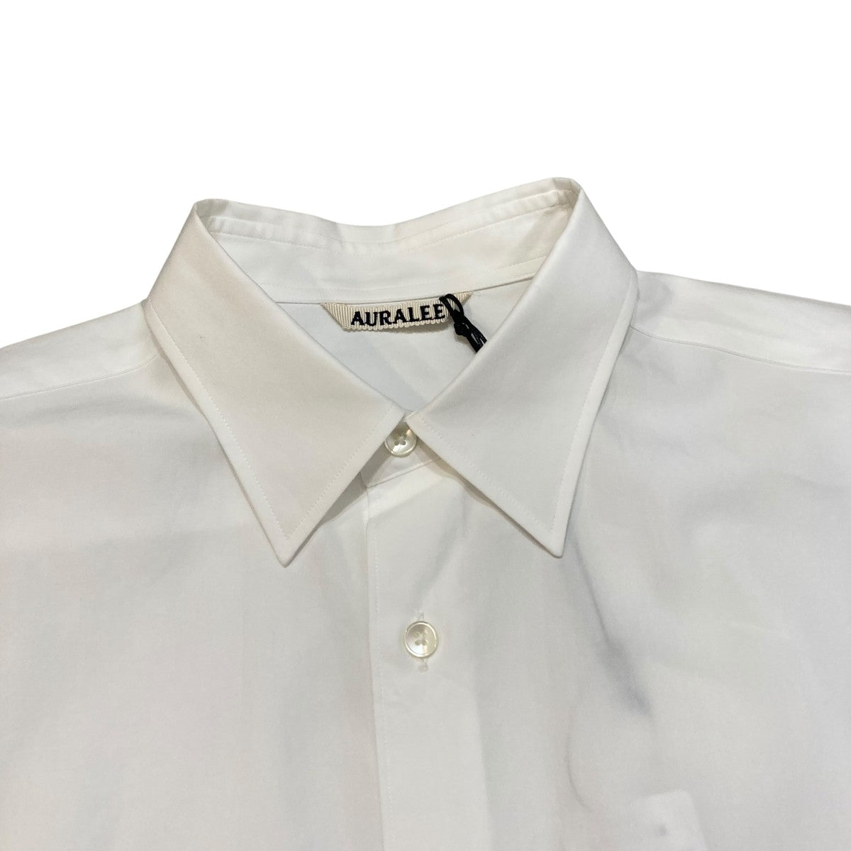 AURALEE長袖シャツホワイトクリーニング済み❗️ AURALEE(オーラリー) 25SSWASHED FINX TWILL長袖シャツA25SS01TN