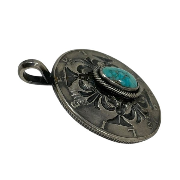 インディアンジュエリー　ゲーリーリーブス　ペンダント　Gary Reeves 良品 Gary Reeves ナバホ族 ペンダント ターコイズ ゲーリー