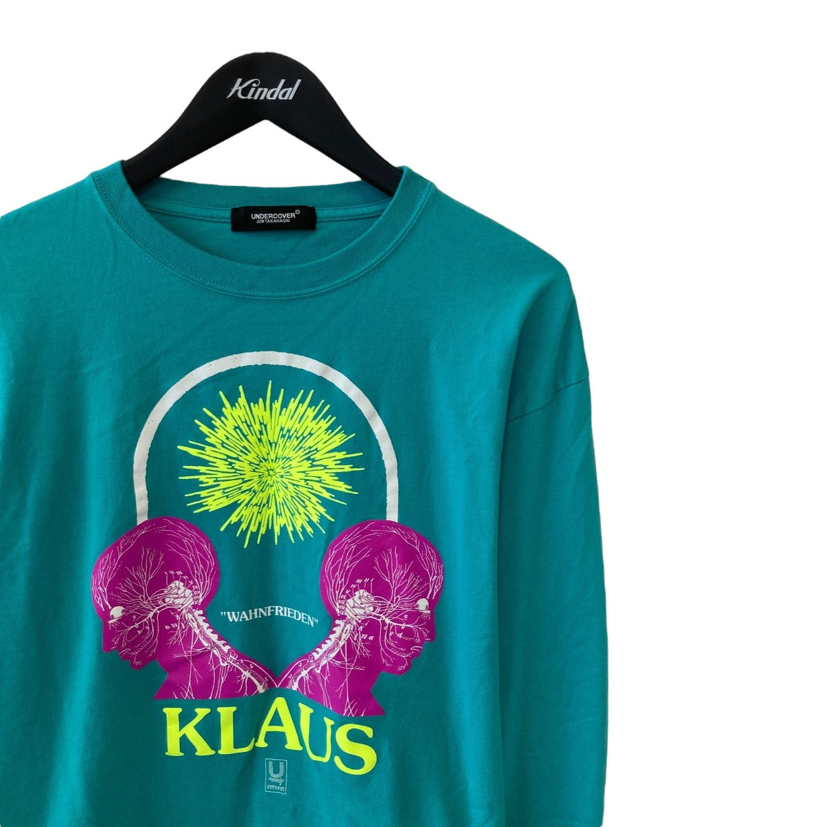 美品 UNDERCOVER 前後アシメトリー 英字 トレーナー カットソー 長袖 カットソー UP2E1811 | UNDERCOVER Pre Collection