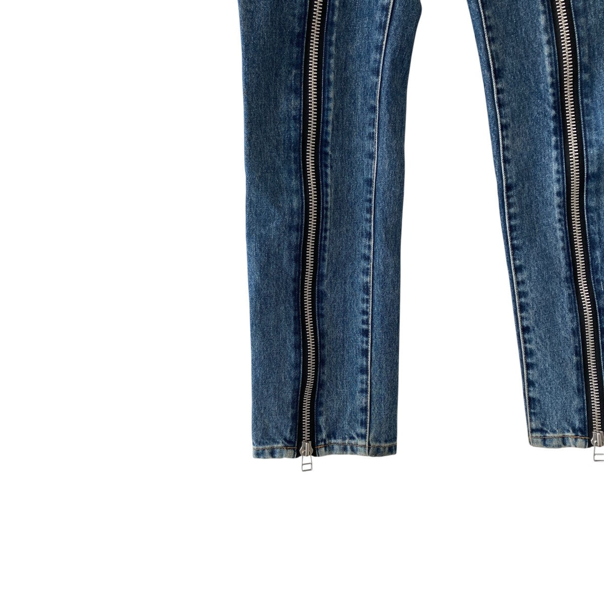 BLEACHED DENIM ZIPPED PANTSデニムパンツ2A023-0321-56