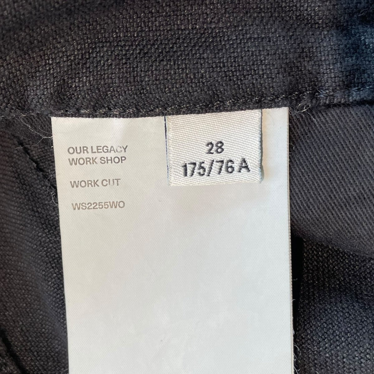 OUR LEGACY×stussy 25SSWORK SHOP WORK CUT TROUSERパンツWS2255WO