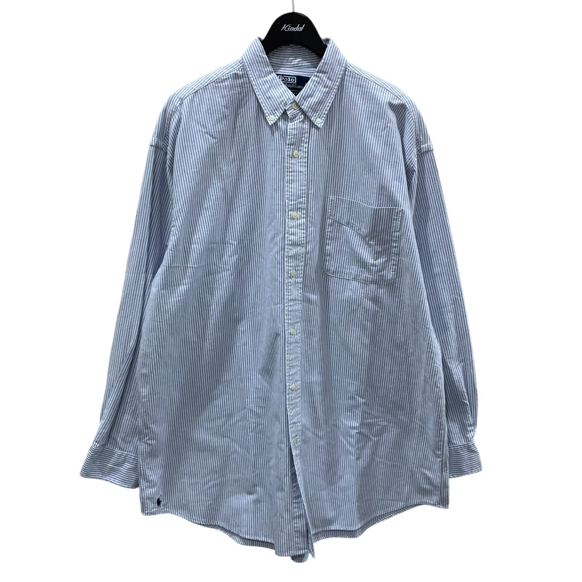 beams別注 Ralph Lauren ストライプBDシャツ XL POLO RALPH LAUREN(ポロラルフローレン) ストライプ柄ボタン