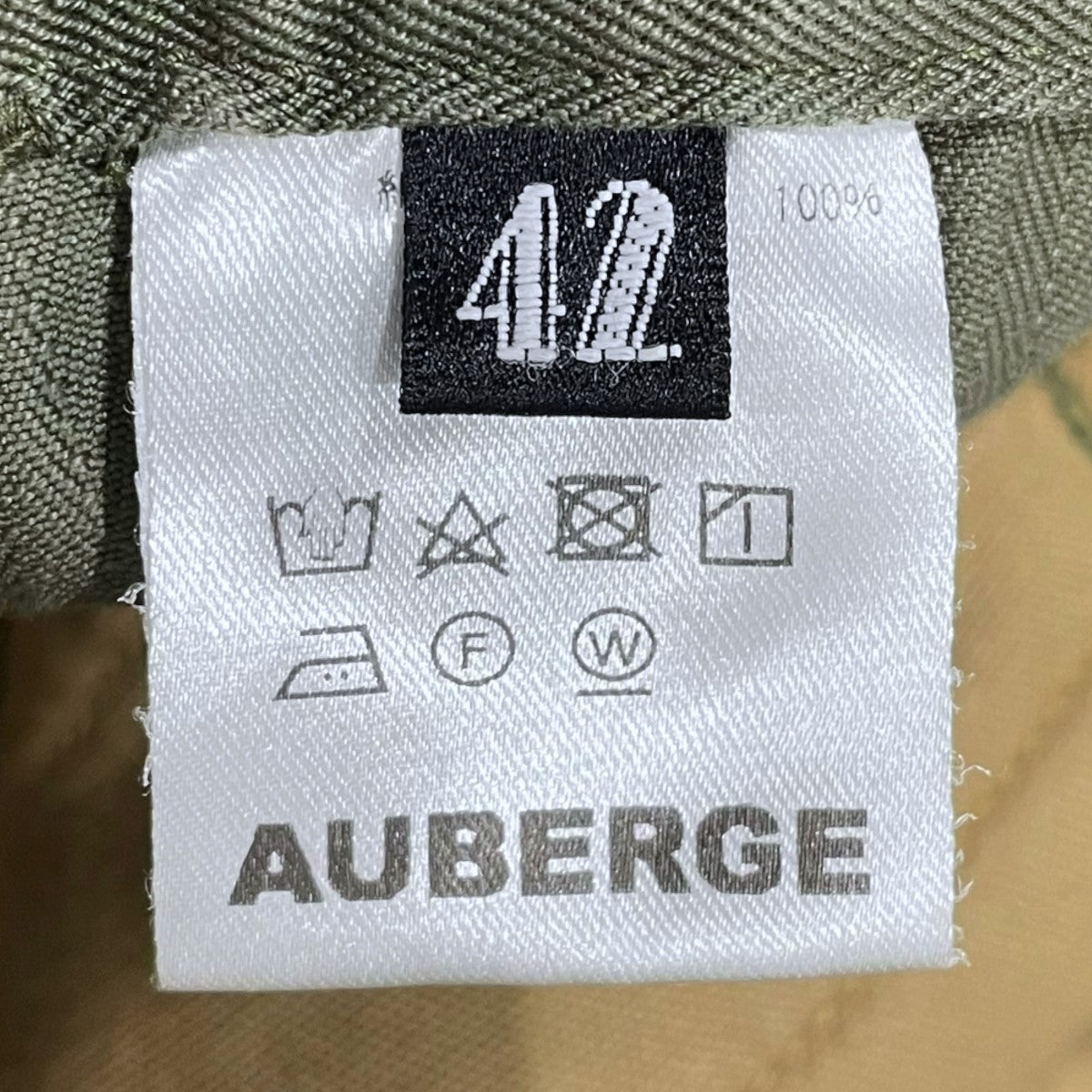 AUBERGE HBL 47 LINEN100% サイズ42 AUBERGE HBL 47 LINEN100% サイズ42