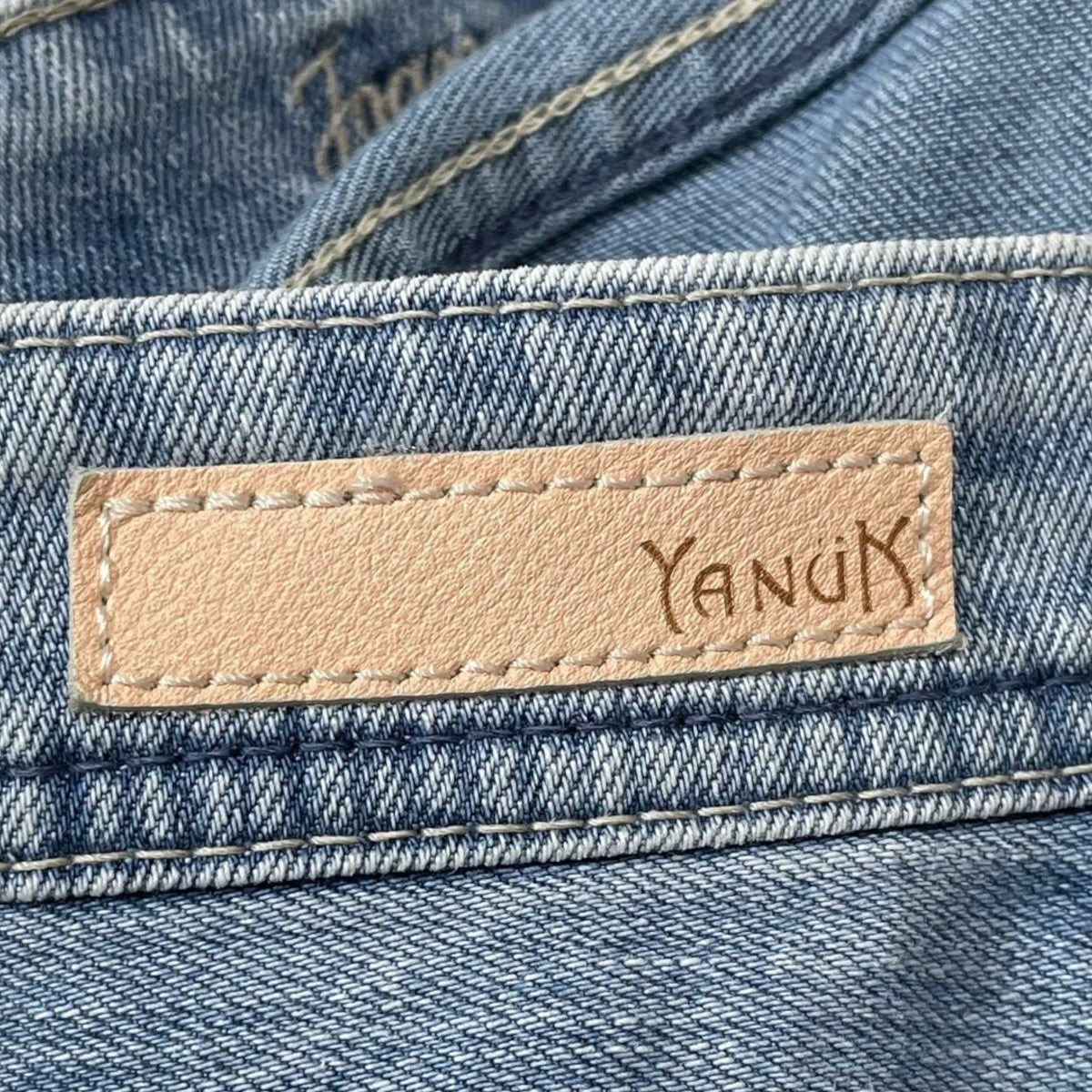 YANUK JOANルーズストレートデニムパンツ　Really Light 26 Really Lightルーズストレート