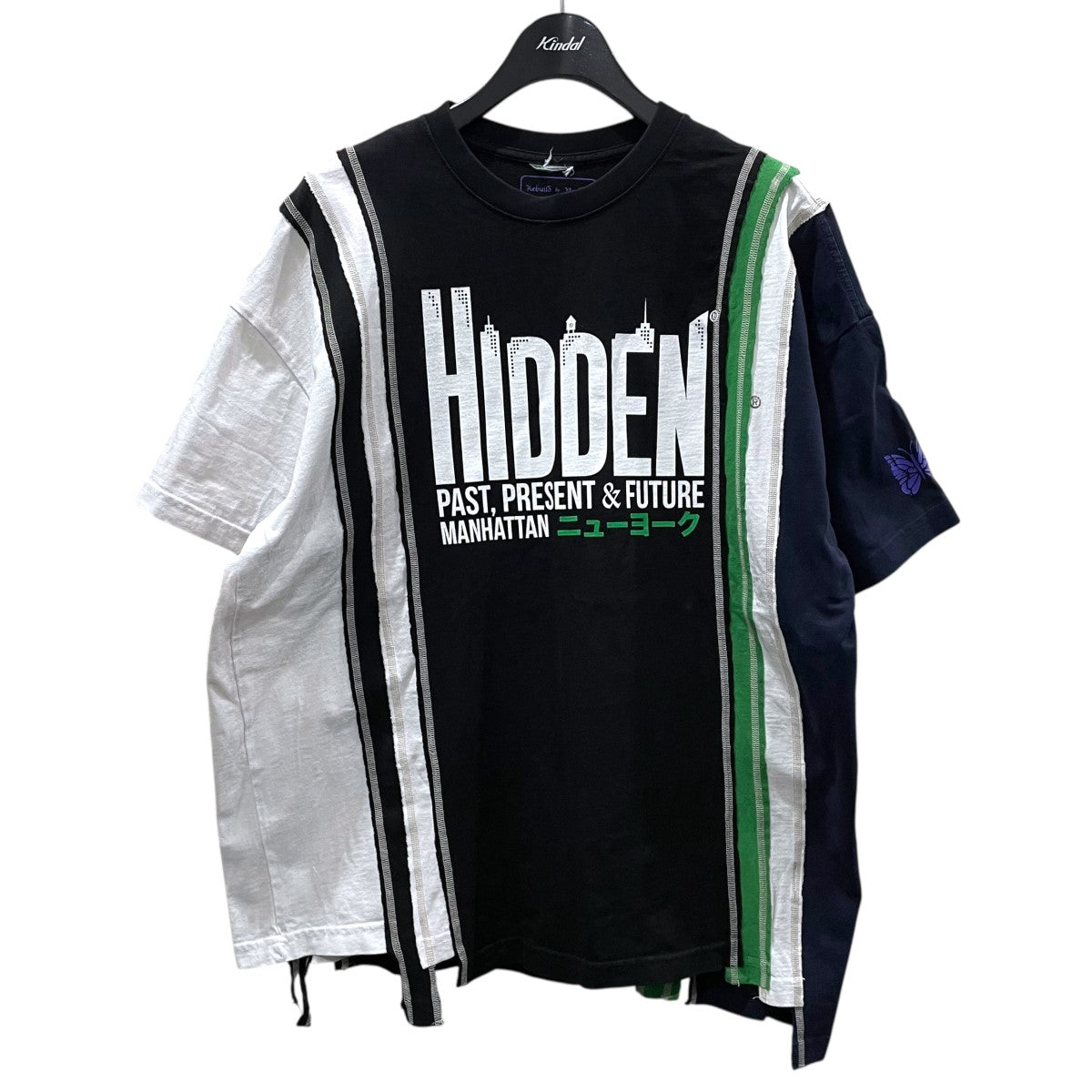 noill リメイクTシャツ forksy. tシャツ 「forksy.」リメイク風カレッジロゴオーバー
