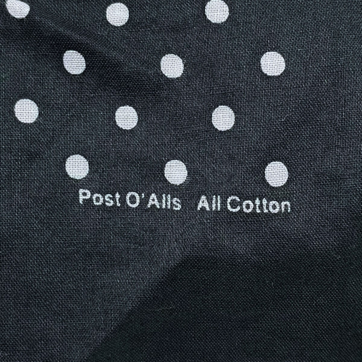 POST O'ALLS(ポストオーバーオールズ) ドットプリントスカーフ