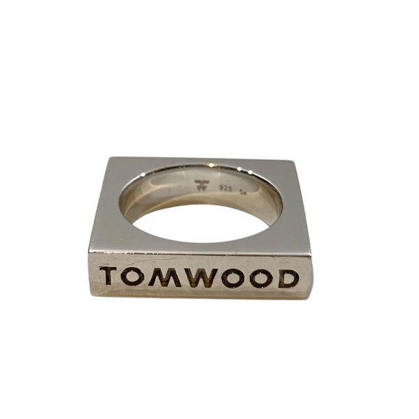 【かんそーさん専用】TOM WOOD 15号シルバー スクエアリング ケース付き TOM WOOD(トムウッド) ケース Square Ringリング サイズ 54｜【公式