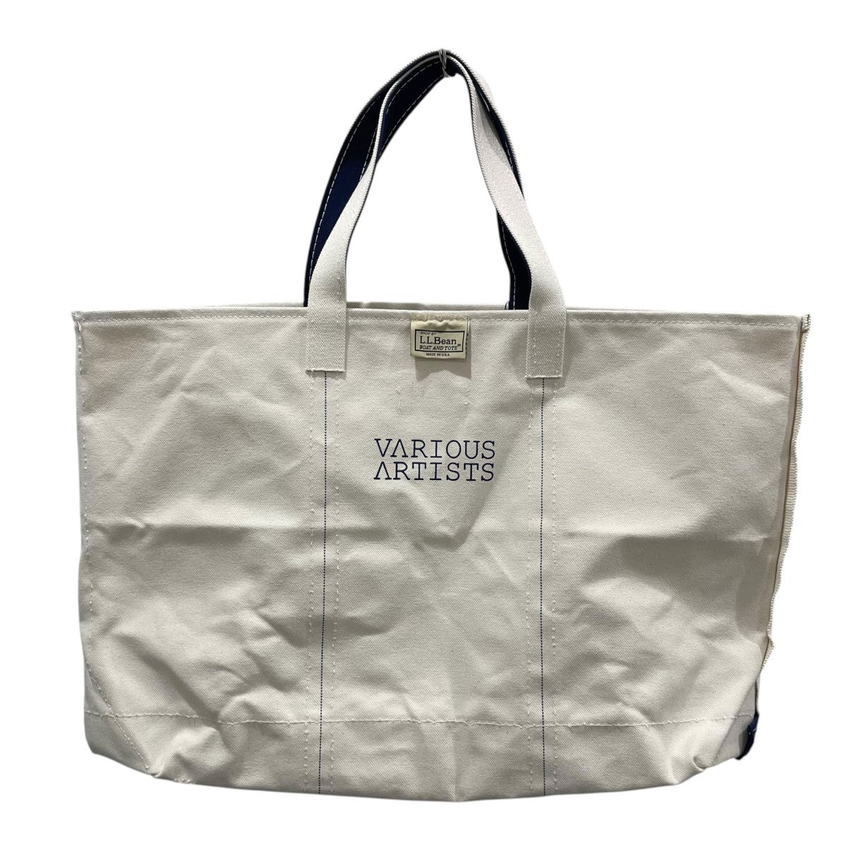 V．A．(VARIOUS ARTISTS)×L．L．Bean リバーシブルトートバッグ Boat And Tote Large ボートアンドトート ラージ VBX-14040 古着・中古-2枚目のアイテム画像