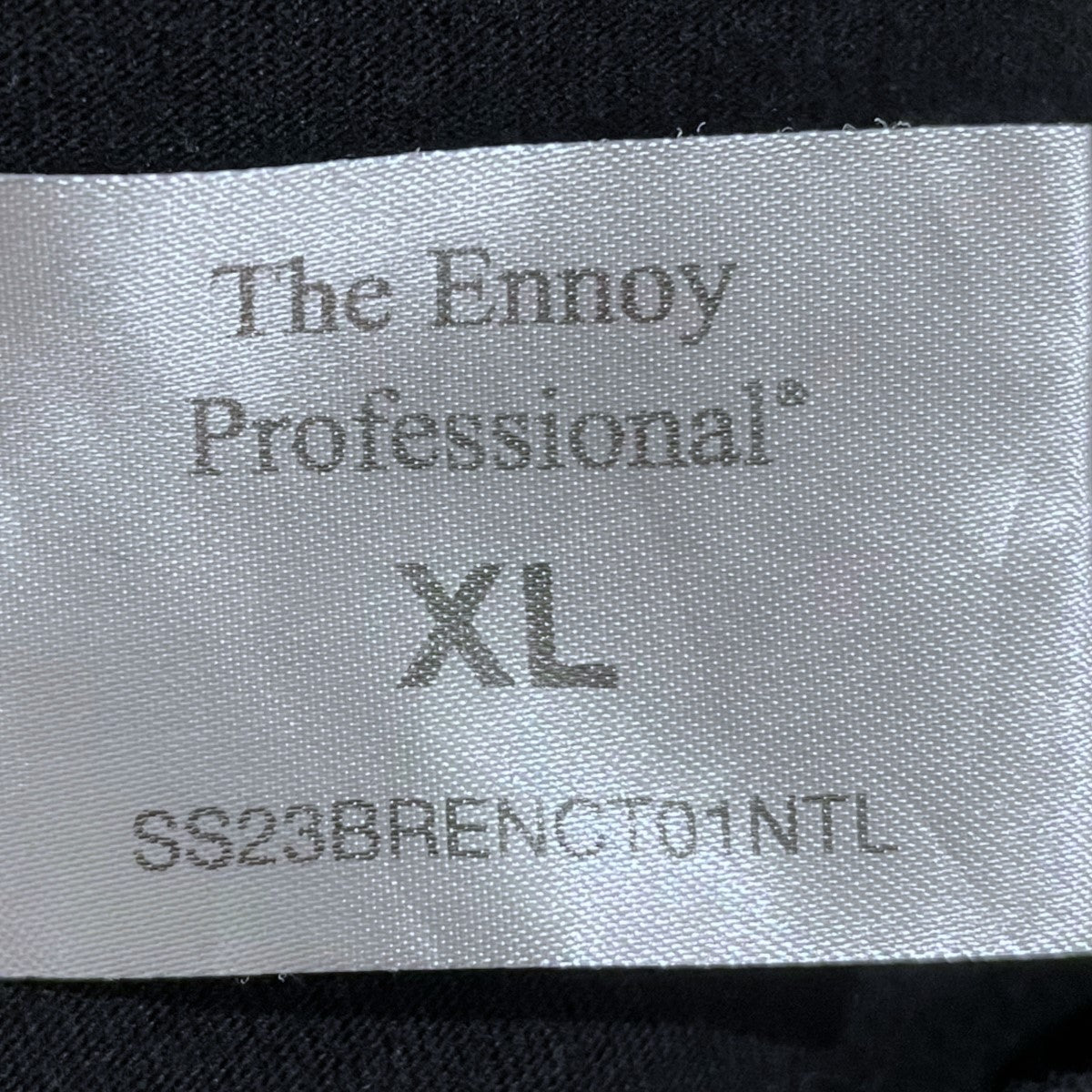 ENNOY ラバーロゴT サイズXL ENNOY(エンノイ) 胸ラバーロゴTシャツ SS23BRENCT01NTL