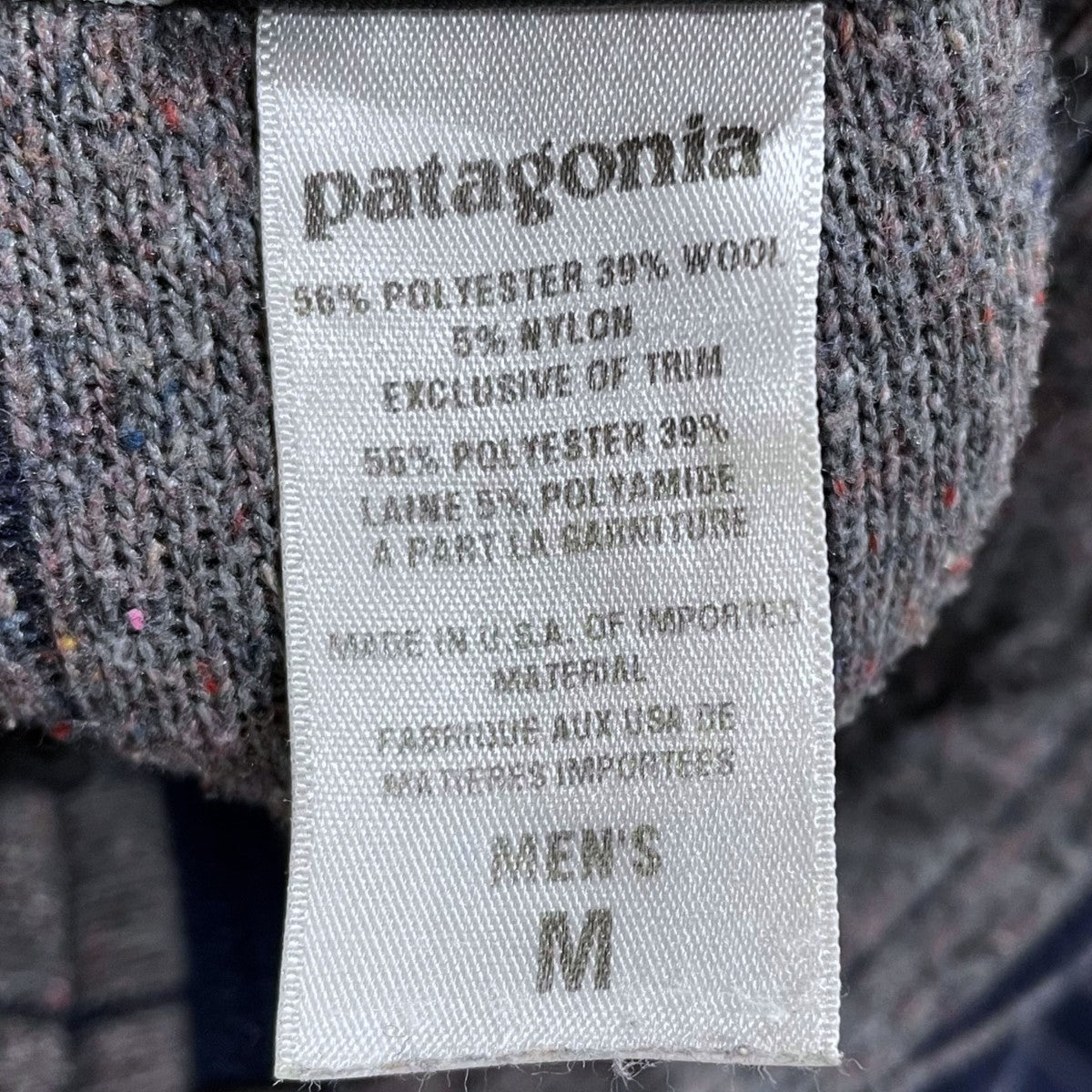 00's patagonia キルトアゲインジャケット ストライプ柄 USA製 Patagonia(パタゴニア) ストライプ柄ジップアップジャケット
