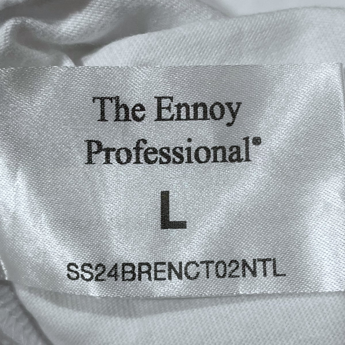 ENNOY 袖ラバーロゴTシャツ SS24BRENCT02NTL 古着・中古-6枚目のアイテム画像