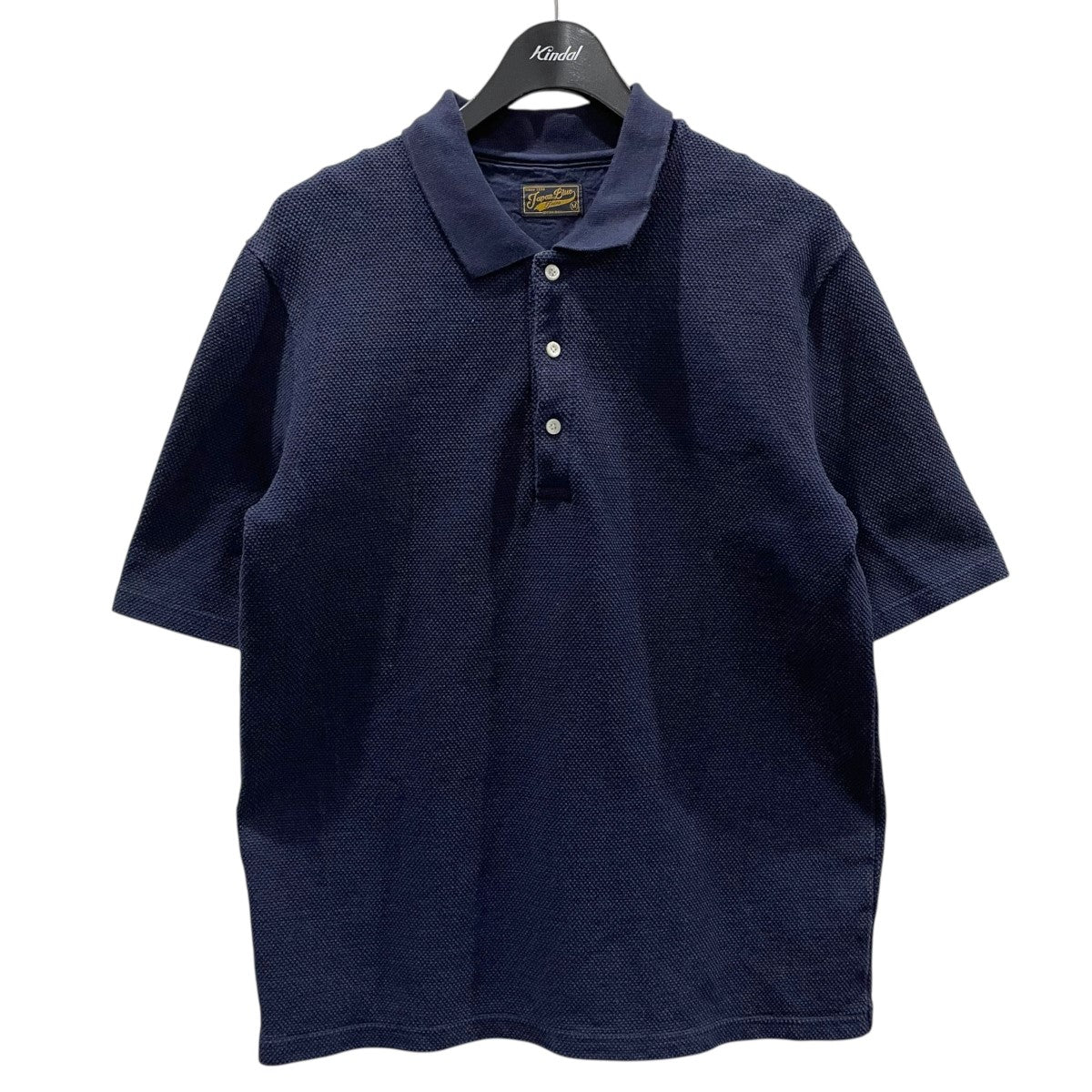 JAPAN BLUE 半袖ポロシャツ インディゴ染めPOLO ?J447831?? 古着・中古-1枚目のアイテム画像