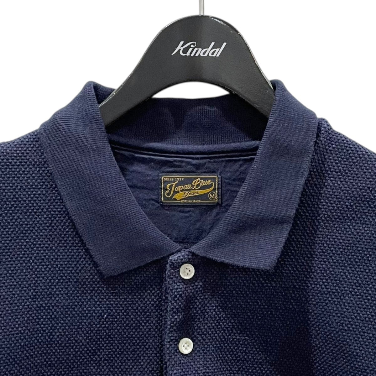 JAPAN BLUE(ジャパンブルー) 半袖ポロシャツ インディゴ染めPOLO