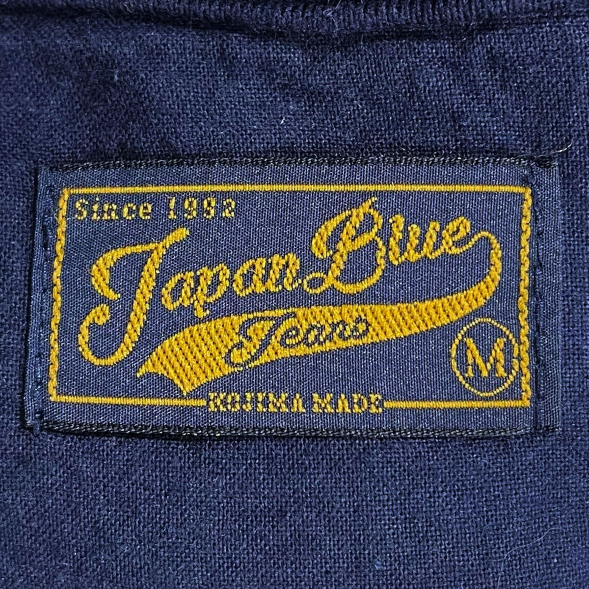 JAPAN BLUE(ジャパンブルー) 半袖ポロシャツ インディゴ染めPOLO