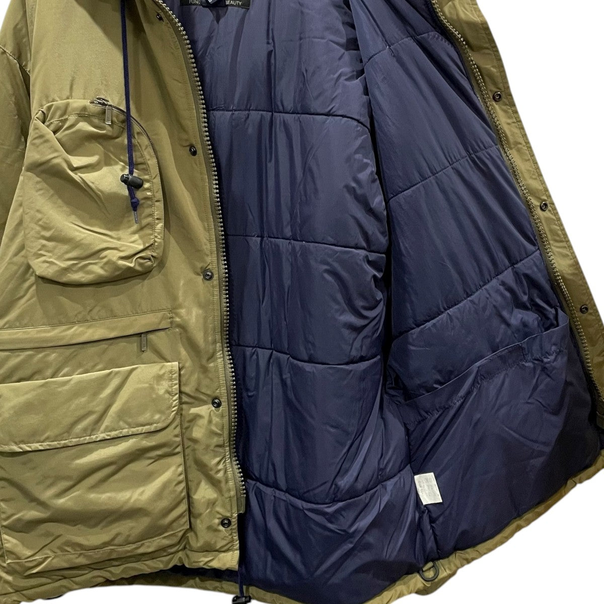 ジップアップフーデッド中綿ジャケット C-OS 6242