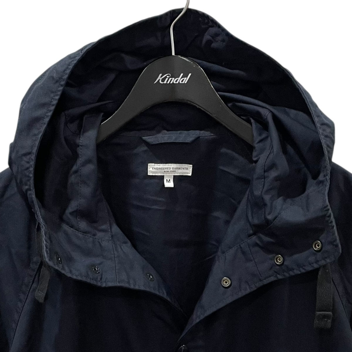 Engineered Garments ベルト付 シングルコート ネイビー M Engineered Garments ベルト付 シングルコート ネイビー M