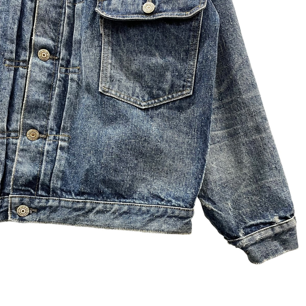 NEW MANUAL(ニューマニュアル) LV T-BACK DENIM JACKETデニム