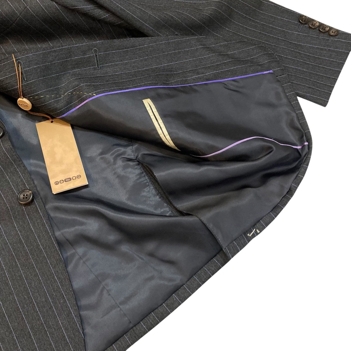 Paul Smith(ポールスミス) ストライプセットアップスーツ グレー