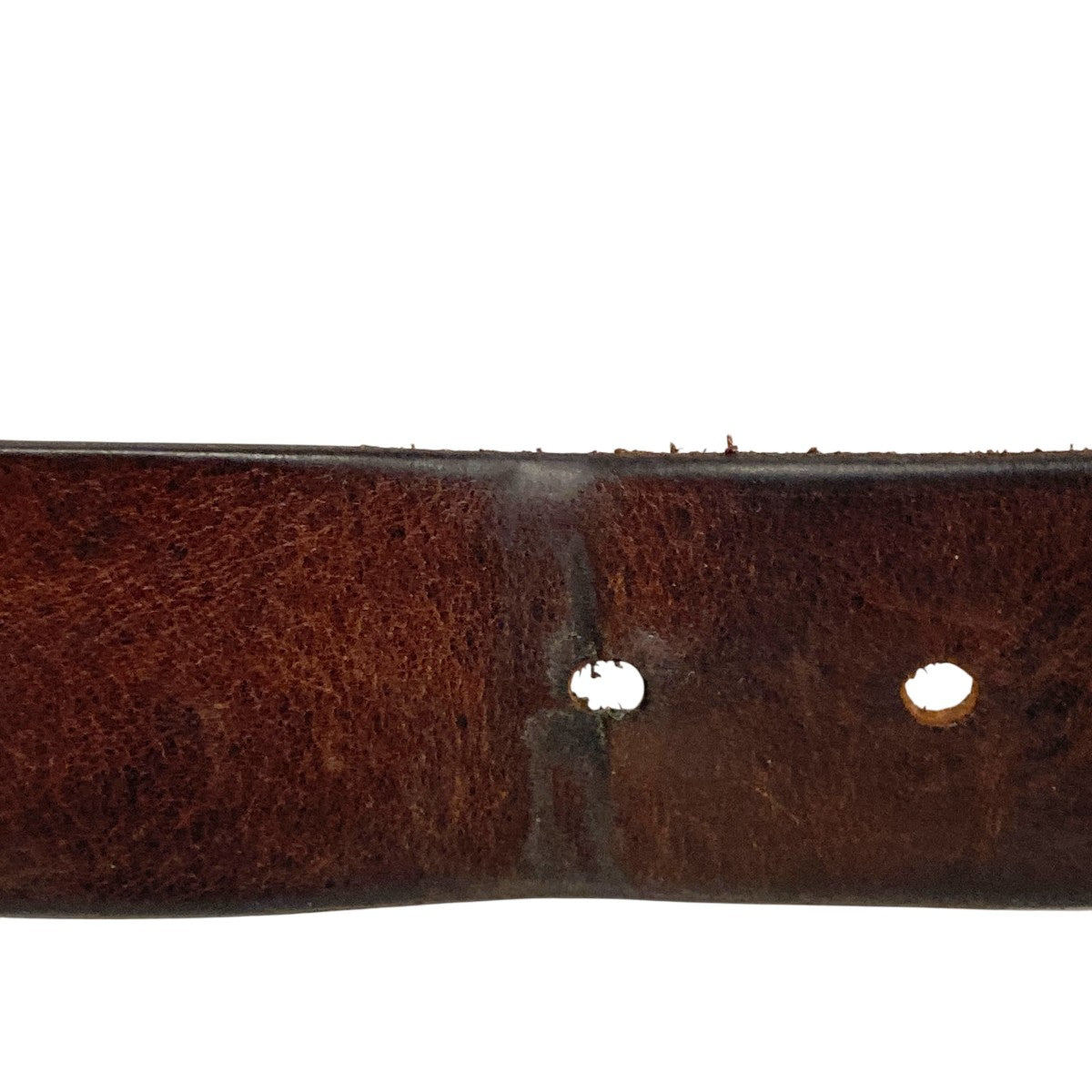 ディーゼル ブラウンレザー ベルト 85/34 DIESEL(ディーゼル) 00's buckle leather belt バックル レザー