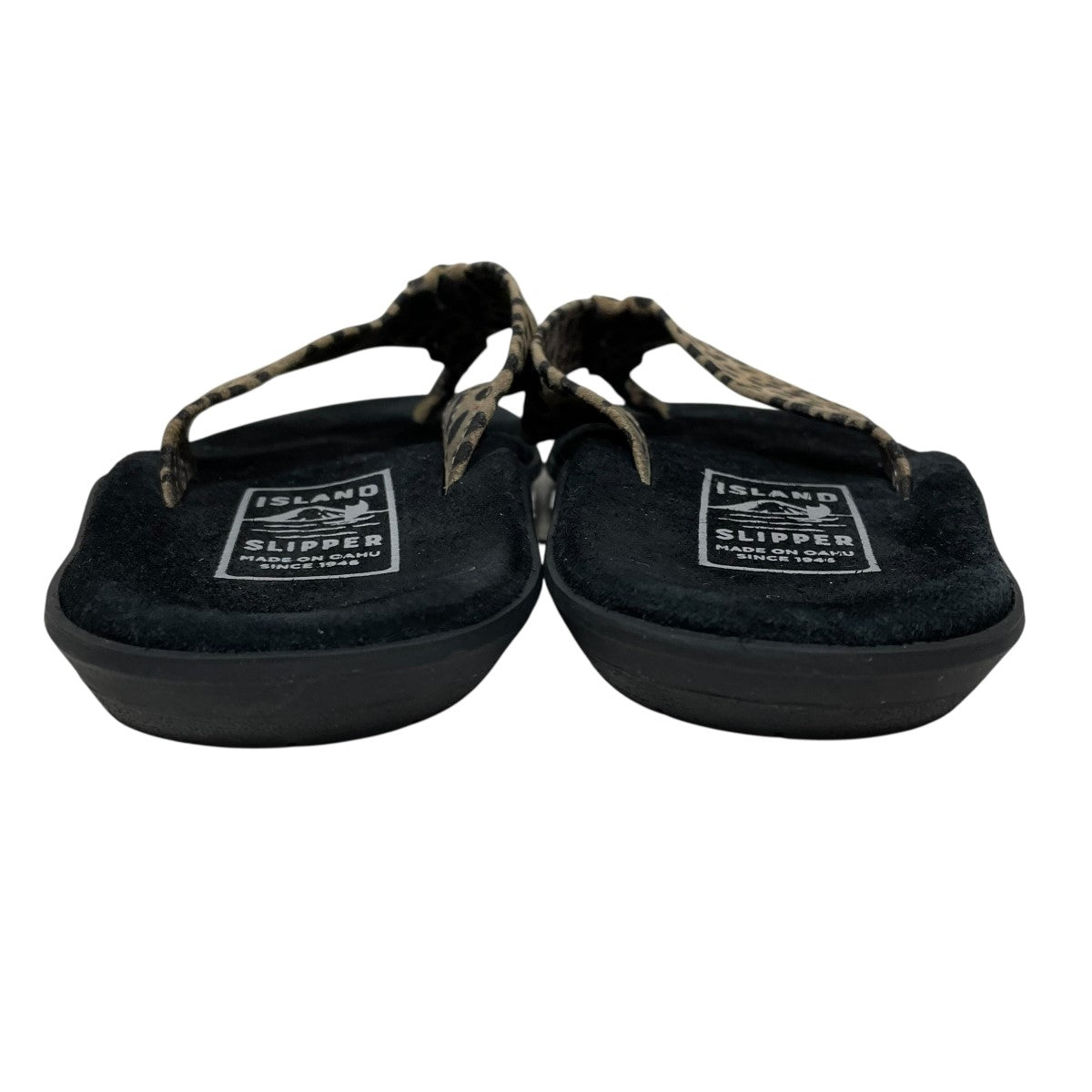 ISLAND SLIPPER(アイランドスリッパ) レオパード柄スウェード