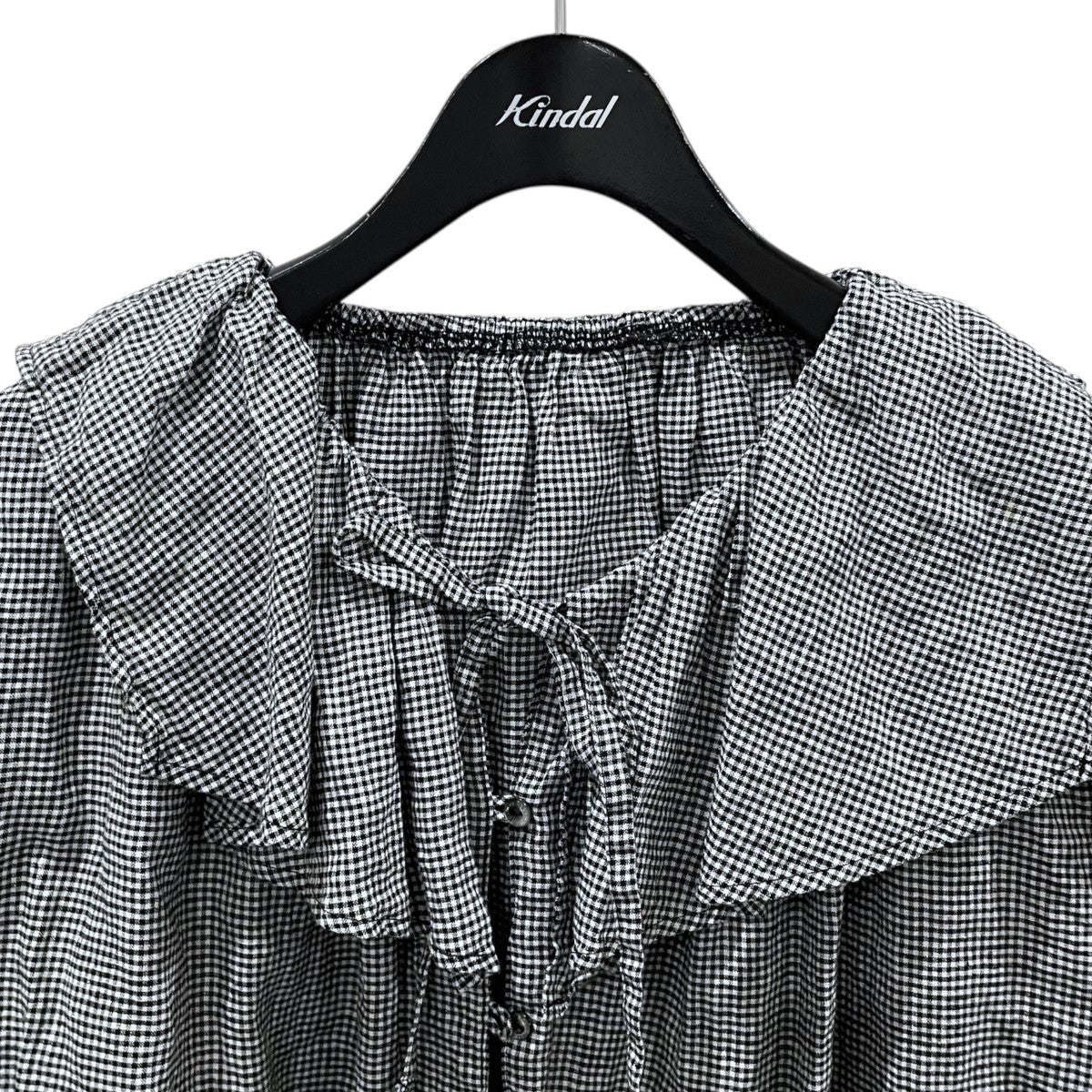 nest Robe(ネストローブ) 24AW ギンガムチェック柄ブラウス