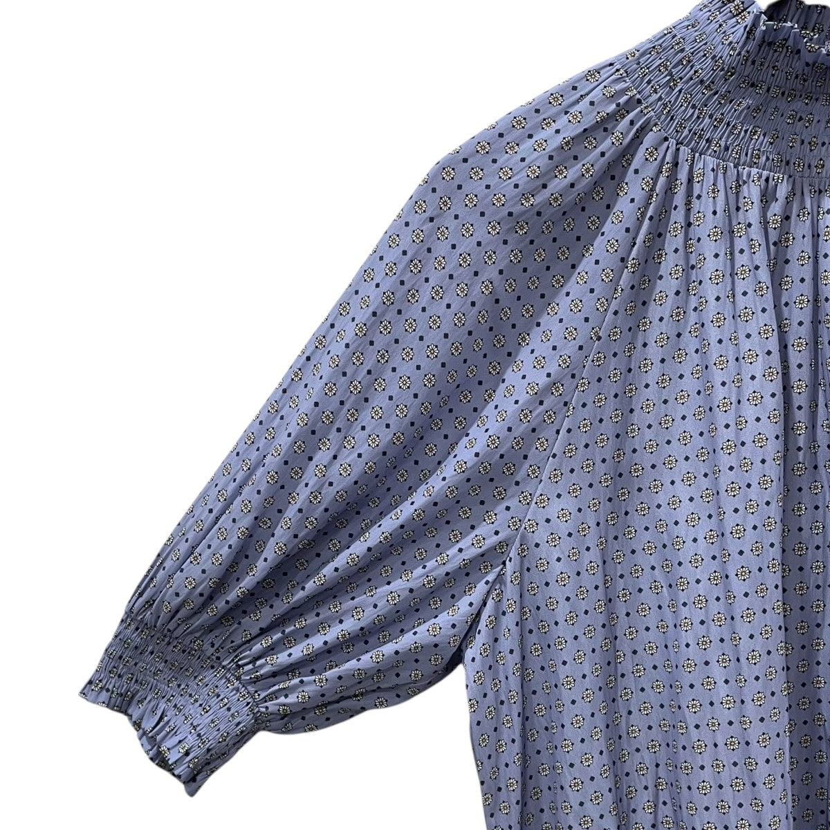 【美品】ユナイテッドアローズ　シャーリング ハイネック ブラウス F UNITED ARROWS ブラウス シャツ シャーリング ハイネック
