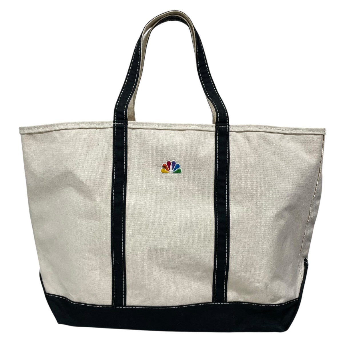 90s NBCロゴ刺繍 トートバッグ