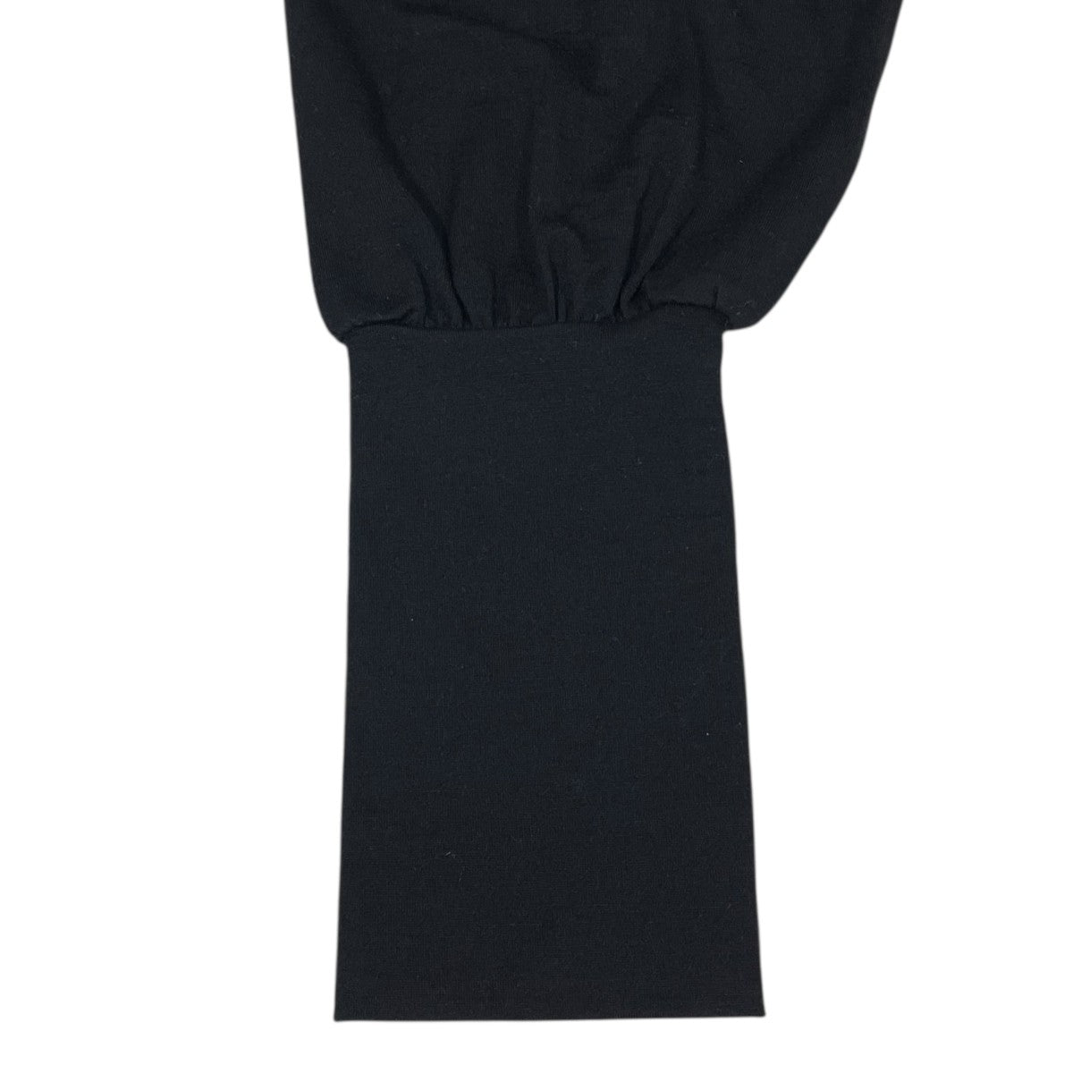 美品 barbell object ロングスリーブニット black barbell object(バーベルオブジェクト) ウール天竺ロング