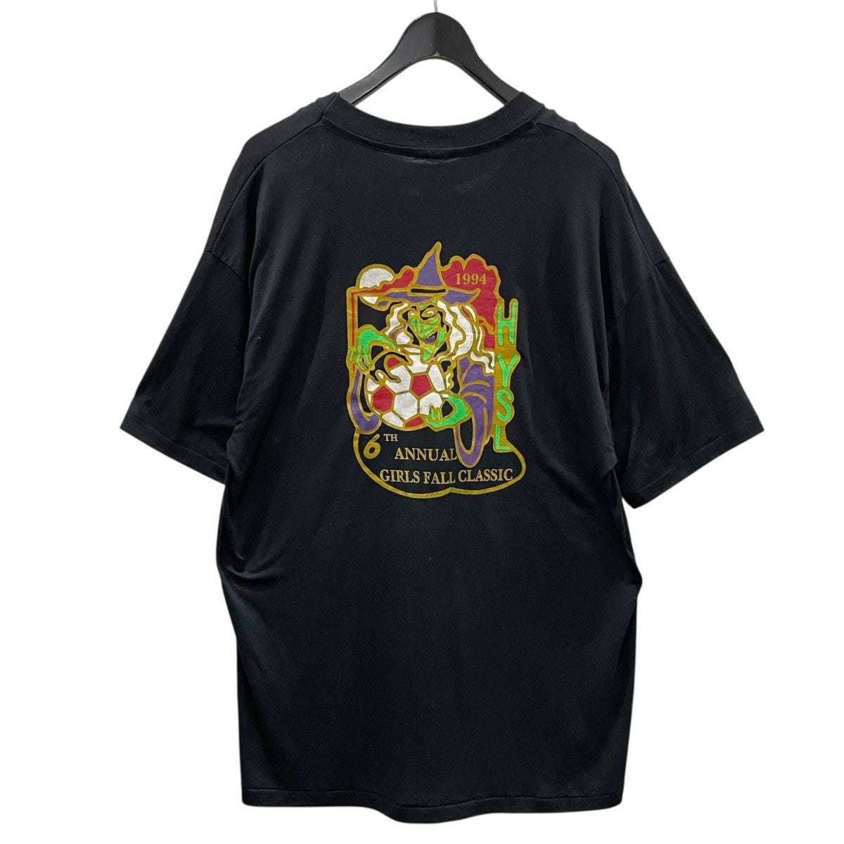 Hanes 90s プリントTシャツ 6th annual girls fall classic HEAVYWEIGHT 50／50 USA製 古着・中古-2枚目のアイテム画像