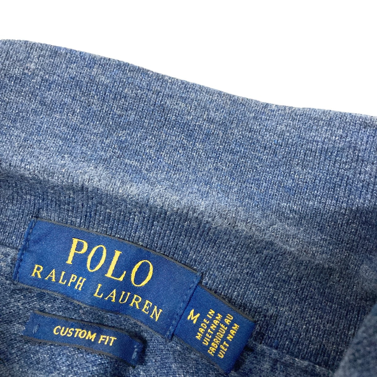 【新品未使用】POLO RALPH LAUREN 長袖ポロシャツ ライトブルーM POLO RALPH LAUREN - ポロバイラルフローレン ライトブルー 長袖