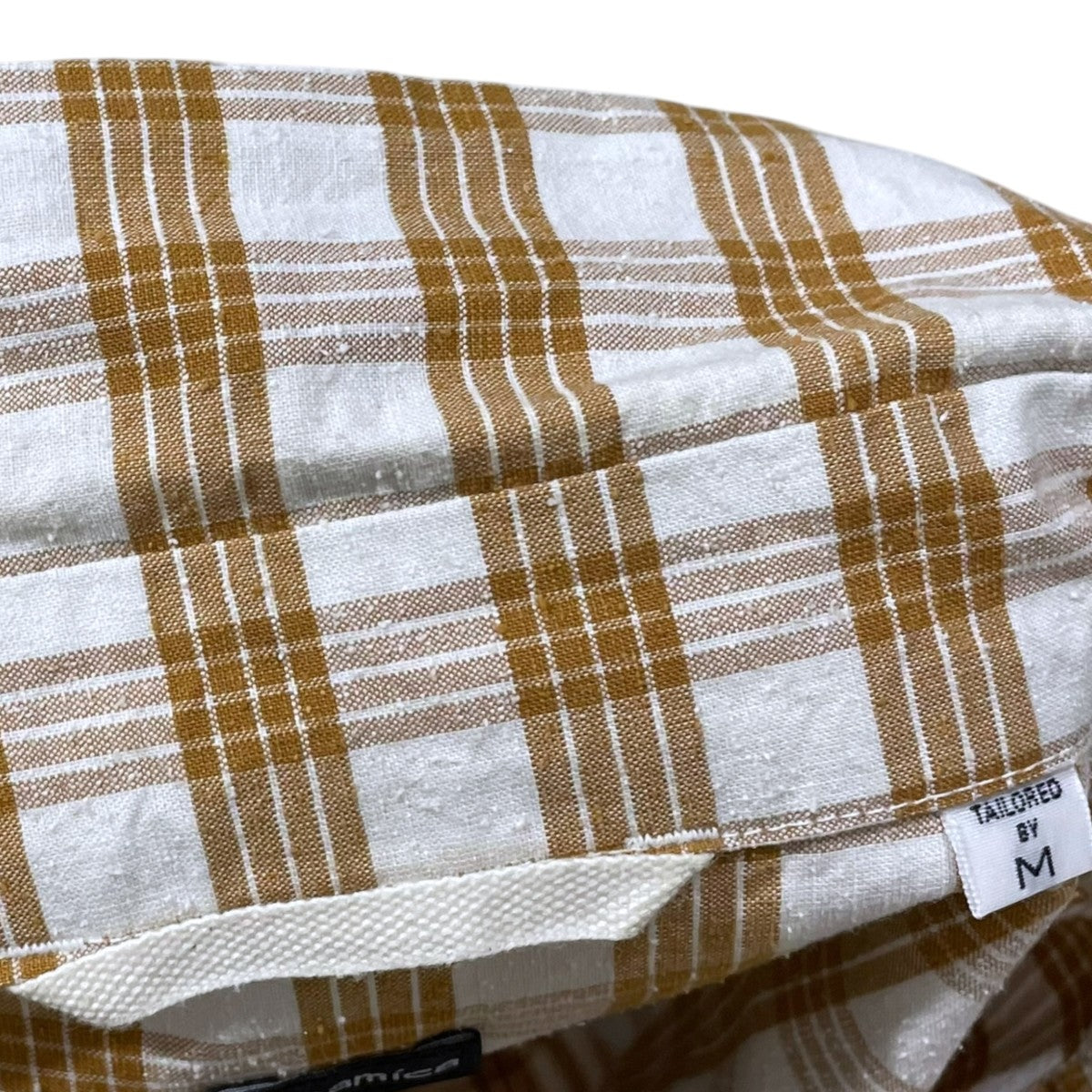 nanamica チェック柄半袖シャツ Cotton Silk PALAKA Check S／S Shirt コットンシルク パラカ チェックショートスリーブシャツ SUGS416 古着・中古-4枚目のアイテム画像