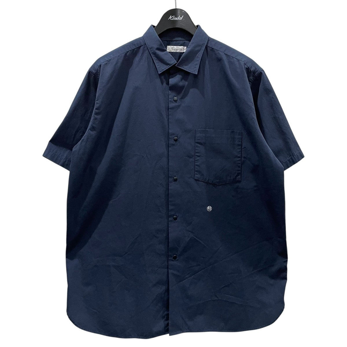 nanamica 半袖シャツ Regular Collar Wind S／S Shirt レギュラーカラーウィンドショートスリーブシャツ SUGS405 古着・中古-1枚目のアイテム画像